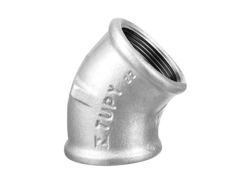 Cotovelo 45º BSP Diâmetro 3/8″ a 6″
