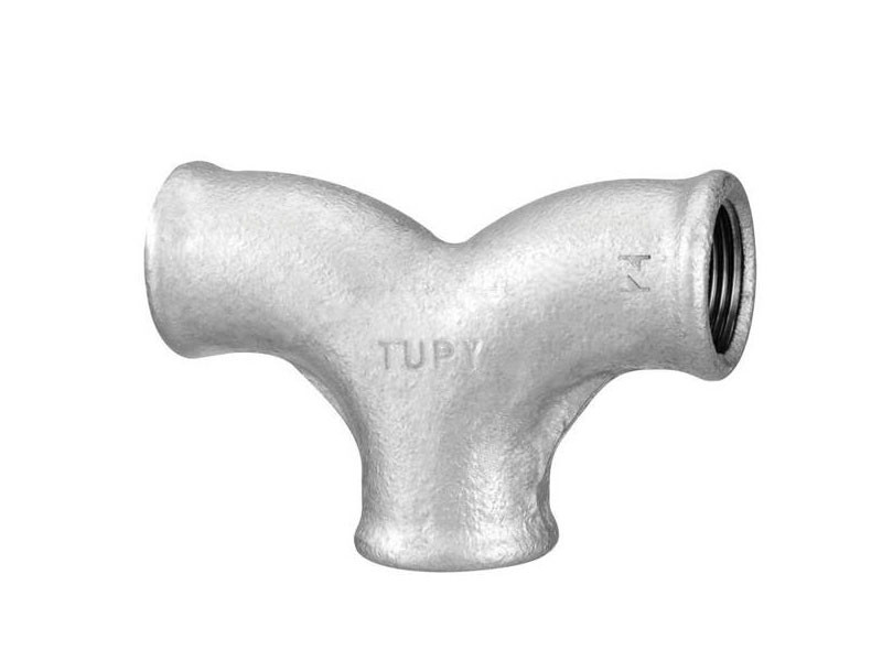 Tê de Curva Dupla BSP Diâmetro 1/2″ e 3/4″